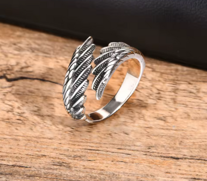 Anillo plumas unisex