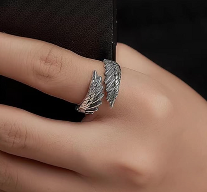 Anillo plumas unisex
